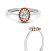 Load image into Gallery viewer, oval-sunflower-halo-orange-sapphire-engagement-ring-in-white-gold-FD9704OVRGSAOR-NL-wg