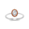Load image into Gallery viewer, oval-sunflower-halo-orange-sapphire-engagement-ring-in-white-gold-FD9704OVRGSAOR-NL-wg