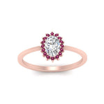 Load image into Gallery viewer, oval-sunflower-halo-pink-sapphire-engagement-ring-in-rose-gold-FD9704OVRGSADRPI-NL-RG