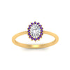 Load image into Gallery viewer, oval-sunflower-halo-purple-topaz-engagement-ring-in-yellow-gold-FD9704OVRGVITO-NL-YG