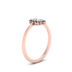 Load image into Gallery viewer, oval-sunflower-halo-sapphire-engagement-ring-in-rose-gold-FD9704OVRGSABL-NL-RG