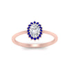 Load image into Gallery viewer, oval-sunflower-halo-sapphire-engagement-ring-in-rose-gold-FD9704OVRGSABL-NL-RG