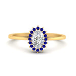 Load image into Gallery viewer, oval-sunflower-halo-sapphire-engagement-ring-in-yellow-gold-FD9704OVRGSABL-NL-YG
