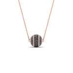 Load image into Gallery viewer, pave-ball-pendant-with-black-diamond-in--FDPD8426GBLACK-NL-RG
