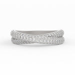 Load image into Gallery viewer, pave-crossover-cloud-diamond-wedding-ring-in-white-gold-FD11424B-NL-WG