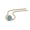 Load image into Gallery viewer, pave-diamond-ball-pendant-with-ice-blue-topaz-in--FDPD8426GICBLTO-NL-YG