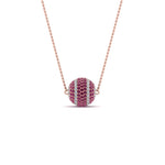 Load image into Gallery viewer, pave-diamond-ball-pendant-with-pink-sapphire-in--FDPD8426GSADRPI-NL-RG