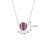 Load image into Gallery viewer, pave-diamond-ball-pendant-with-pink-sapphire-in--FDPD8426GSADRPI-NL-WG