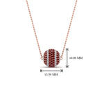 Load image into Gallery viewer, pave-diamond-ball-pendant-with-ruby-in--FDPD8426GRUDR-NL-RG