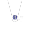 Load image into Gallery viewer, pave-diamond-sphere-pendant-with-blue-sapphire-in--FDPD8433GSABL-NL-WG