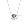 Load image into Gallery viewer, pave-diamond-sphere-pendant-with-emerald-in--FDPD8433GEMGR-NL-RG