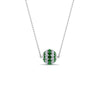 Load image into Gallery viewer, pave-diamond-sphere-pendant-with-emerald-in--FDPD8433GEMGR-NL-WG