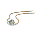 Load image into Gallery viewer, pave-diamond-sphere-pendant-with-ice-blue-topaz-in--FDPD8433GICBLTO-NL-YG