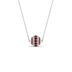 Load image into Gallery viewer, pave-diamond-sphere-pendant-with-ruby-in--FDPD8433GRUDR-NL-WG
