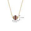 Load image into Gallery viewer, pave-diamond-sphere-pendant-with-ruby-in--FDPD8433GRUDR-NL-YG