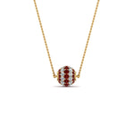 Load image into Gallery viewer, pave-diamond-sphere-pendant-with-ruby-in--FDPD8433GRUDR-NL-YG