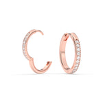 Load image into Gallery viewer, pave-set-round-diamond-hinged-hoop-earrings-in-rose-gold-FDEAR11478ANGLE1-NL-RG.jpg