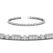 Pave Set Women's Tennis Bracelet
