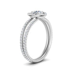 Load image into Gallery viewer, pave-split-shank-halo-diamond-ring-in-FD9979RORANGLE3-NL-WG