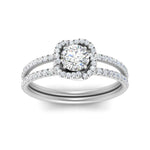 Load image into Gallery viewer, pave-split-shank-halo-diamond-ring-in-FD9979RORANGLE3-NL-WG