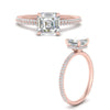 Load image into Gallery viewer, pave-under-halo-asscher-diamond-engagement-ring-in-rose-gold-FD10060ASRANGLE3-NL-RG.jpg?v=1770718242