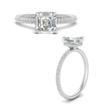 Load image into Gallery viewer, pave-under-halo-asscher-diamond-engagement-ring-in-white-gold-FD10060ASRANGLE3-NL-WG.jpg?v=1770718242