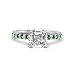 Load image into Gallery viewer, pave-under-halo-asscher-emerald-engagement-ring-in-white-gold-FD10060ASRGEMGR-NL-WG.jpg?v=1770718242