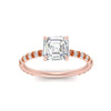 Load image into Gallery viewer, pave-under-halo-asscher-orange-sapphire-engagement-ring-in-rose-gold-FD10060ASRGSAORANGLE5-NL-RG.jpg?v=1770718243