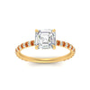 Load image into Gallery viewer, pave-under-halo-asscher-orange-sapphire-engagement-ring-in-yellow-gold-FD10060ASRGSAORANGLE5-NL-YG.jpg?v=1770718242