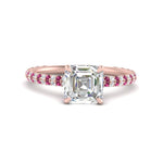 Load image into Gallery viewer, pave-under-halo-asscher-pink-sapphire-engagement-ring-in-rose-gold-FD10060ASRGSADRPI-NL-RG.jpg?v=1770718242