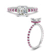 Load image into Gallery viewer, pave-under-halo-asscher-pink-sapphire-engagement-ring-in-white-gold-FD10060ASRGSADRPIANGLE3-NL-WG.jpg?v=1770718243