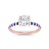 Load image into Gallery viewer, pave-under-halo-cushion-sapphire-engagement-ring-in-rose-gold-FD10060CURGSABLANGLE5-NL-RG_fcc17288-31f1-4a9f-9f2b-8bae855ec2e5.jpg?v=1770718281