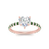 Load image into Gallery viewer, pave-under-halo-heart-emerald-engagement-ring-in-rose-gold-FD10060HTRGEMGRANGLE5-NL-RG.jpg?v=1770718311