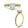 Load image into Gallery viewer, pave-under-halo-heart-emerald-engagement-ring-in-yellow-gold-FD10060HTRGEMGRANGLE3-NL-YG.jpg?v=1770718311