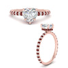 Load image into Gallery viewer, pave-under-halo-heart-ruby-engagement-ring-in-rose-gold-FD10060HTRGRUDRANGLE3-NL-RG.jpg?v=1770718311