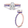 Load image into Gallery viewer, pave-under-halo-oval-sapphire-engagement-ring-in-rose-gold-FD10060OVRGSABLANGLE3-NL-RG.jpg?v=1770718360