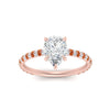 Load image into Gallery viewer, pave-under-halo-pear-orange-sapphire-engagement-ring-in-rose-gold-FD10060PERGSAORANGLE5-NL-RG.jpg?v=1770718381