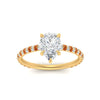 Load image into Gallery viewer, pave-under-halo-pear-orange-sapphire-engagement-ring-in-yellow-gold-FD10060PERGSAORANGLE5-NL-YG.jpg?v=1770718382
