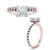 Load image into Gallery viewer, pave-under-halo-princess-cut-black-diamond-engagement-ring-in-rose-gold-FD10060PRRGBLACKANGLE3-NL-RG.jpg?v=1770718407