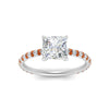 Load image into Gallery viewer, pave-under-halo-princess-cut-orange-sapphire-engagement-ring-in-white-gold-FD10060PRRGSAORANGLE5-NL-WG.jpg?v=1770718406