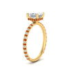 Load image into Gallery viewer, pave-under-halo-princess-cut-orange-sapphire-engagement-ring-in-yellow-gold-FD10060PRRGSAORANGLE2-NL-YG.jpg?v=1770718407