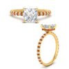 Load image into Gallery viewer, pave-under-halo-princess-cut-orange-sapphire-engagement-ring-in-yellow-gold-FD10060PRRGSAORANGLE3-NL-YG.jpg?v=1770718407