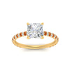 Load image into Gallery viewer, pave-under-halo-princess-cut-orange-sapphire-engagement-ring-in-yellow-gold-FD10060PRRGSAORANGLE5-NL-YG_d6f99d1b-28a2-4ff2-9de3-7772bd8d8158.jpg?v=1770718419