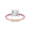 Load image into Gallery viewer, pave-under-halo-princess-cut-pink-sapphire-engagement-ring-in-rose-gold-FD10060PRRGSADRPIANGLE5-NL-RG.jpg?v=1770718407