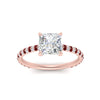 Load image into Gallery viewer, pave-under-halo-princess-cut-ruby-engagement-ring-in-rose-gold-FD10060PRRGRUDRANGLE5-NL-RG.jpg?v=1770718407