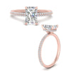 Load image into Gallery viewer, pave-under-halo-radiant-cut-diamond-engagement-ring-in-rose-gold-FD10060RARANGLE3-NL-RG.jpg?v=1770718430