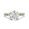 Load image into Gallery viewer, pave-under-halo-round-emerald-engagement-ring-in-rose-gold-FD10060RORGEMGR-NL-RG_532628c6-0272-4426-b788-f7dcf22e2a1c.jpg?v=1770718452