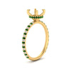 Load image into Gallery viewer, pave-under-halo-semi-mount-emerald-engagement-ring-in-yellow-gold-FD10060SMRGEMGRANGLE2-NL-YG.jpg?v=1770717132