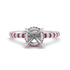 Load image into Gallery viewer, pave-under-halo-semi-mount-pink-sapphire-engagement-ring-in-white-gold-FD10060SMRGSADRPI-NL-WG.jpg?v=1770717132