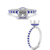 Load image into Gallery viewer, pave-under-halo-semi-mount-sapphire-engagement-ring-in-white-gold-FD10060SMRGSABLANGLE3-NL-WG.jpg?v=1770717132